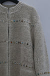 SWAYING/KNIT thick beaded sweater SW212SZ15